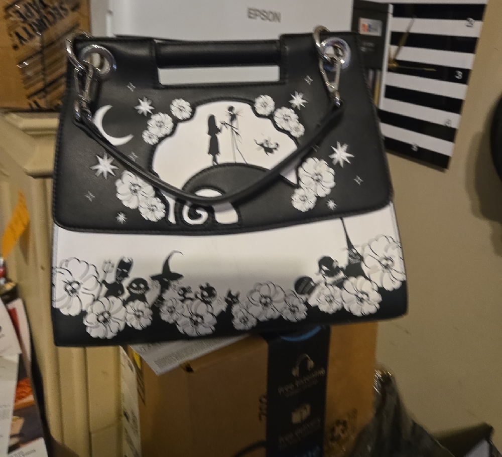 Black and White Designer Handbag